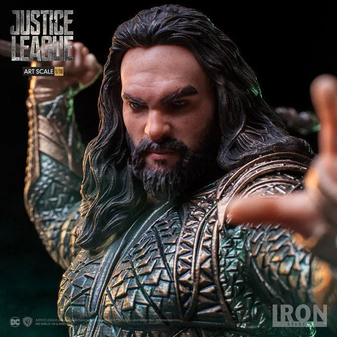 Justice League - Aquaman 1/10 Art Scale Statueㅤ – IRON STUDIOS – ActionFigure Brasil