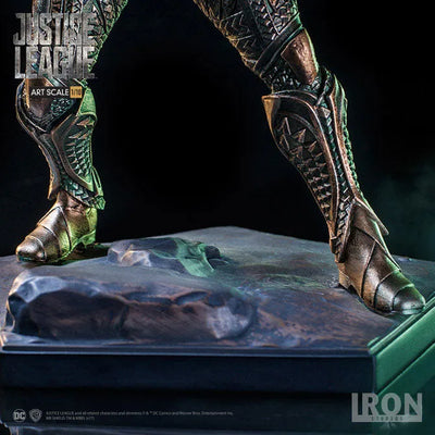 Justice League - Aquaman 1/10 Art Scale Statueㅤ – IRON STUDIOS – ActionFigureBrasil — detalhe do produto