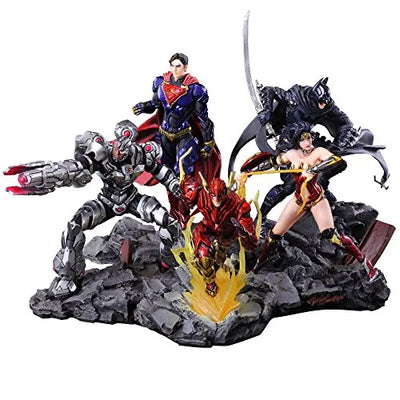 Justice League - Batman - Trading Arts - DC Comics Variant Trading Art - Painted Ver. (Square Enix)ㅤ – Square Enix – ActionFigure Brasil