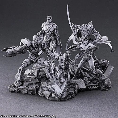 Justice League - Batman - Trading Arts - DC Comics Variant Trading Art - Painted Ver. (Square Enix)ㅤ – Square Enix – ActionFigure Brasil