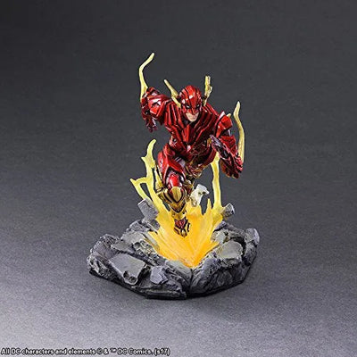 Justice League - Batman - Trading Arts - DC Comics Variant Trading Art - Painted Ver. (Square Enix)ㅤ – Square Enix – ActionFigure Brasil — com base expositora