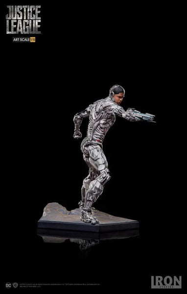 Justice League - Cyborg 1/10 Art Scale Statueㅤ – IRON STUDIOS – ActionFigureBrasil — ângulo diferente
