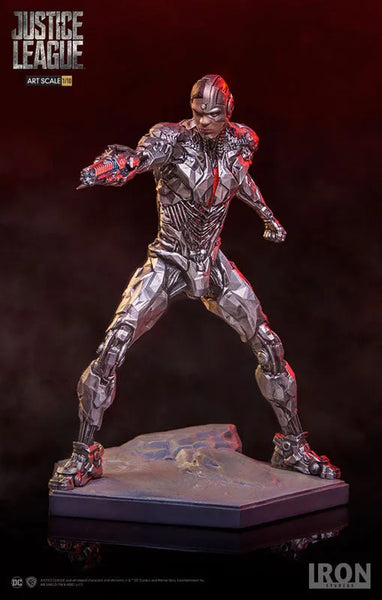 Justice League - Cyborg 1/10 Art Scale Statueㅤ – IRON STUDIOS – ActionFigureBrasil — embalagem