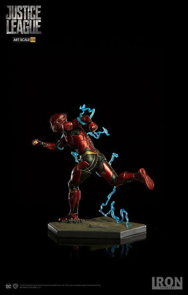 Justice League - Flash 1/10 Art Scale Statueㅤ – IRON STUDIOS – ActionFigureBrasil — close