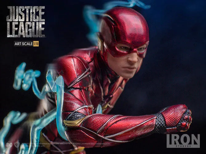 Justice League - Flash 1/10 Art Scale Statueㅤ – IRON STUDIOS – ActionFigure Brasil