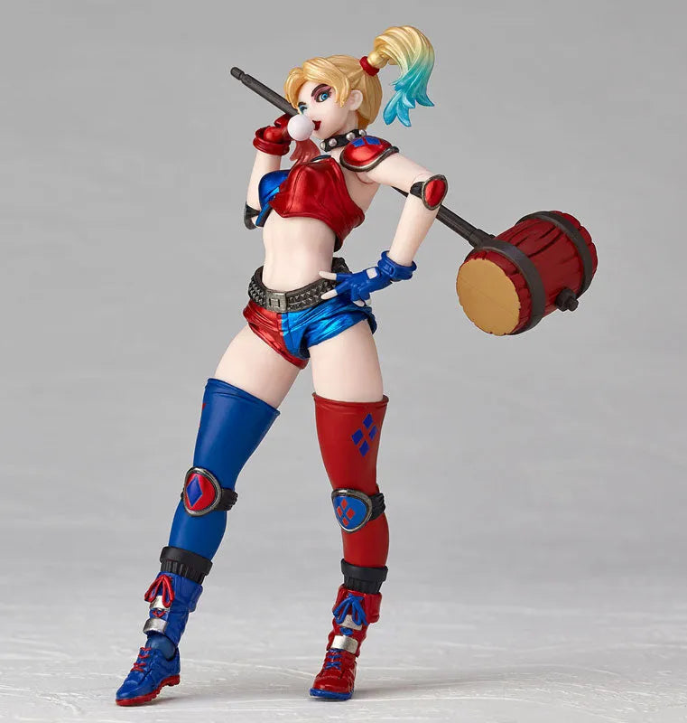 Justice League - Harley Quinn - Amazing Yamaguchi No.015EX - Revoltech - New Color ver. (Kaiyodo)ㅤ – Kaiyodo – ActionFigure Brasil
