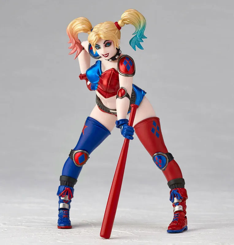 Justice League - Harley Quinn - Amazing Yamaguchi No.015EX - Revoltech - New Color ver. (Kaiyodo)ㅤ – Kaiyodo – ActionFigure Brasil