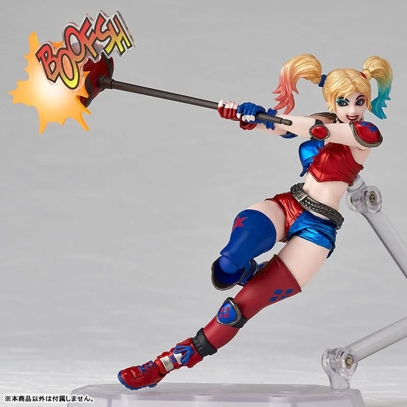 Justice League - Harley Quinn - Amazing Yamaguchi No.015EX - Revoltech - New Color ver. (Kaiyodo)ㅤ – Kaiyodo – ActionFigure Brasil