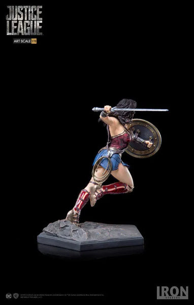 Justice League - Wonder Woman 1/10 Art Scale Statueㅤ – Iron Studios – ActionFigureBrasil — close