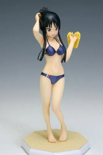 K-ON! - Akiyama Mio - Beach Queens - 1/10 - Swimsuit Ver.ㅤ – Wave – ActionFigureBrasil — com base expositora