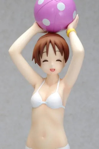 K-ON! - Hirasawa Ui - Beach Queens - 1/10 - Swimsuit Ver. (Wave)ㅤ – Wave – ActionFigureBrasil — com base expositora