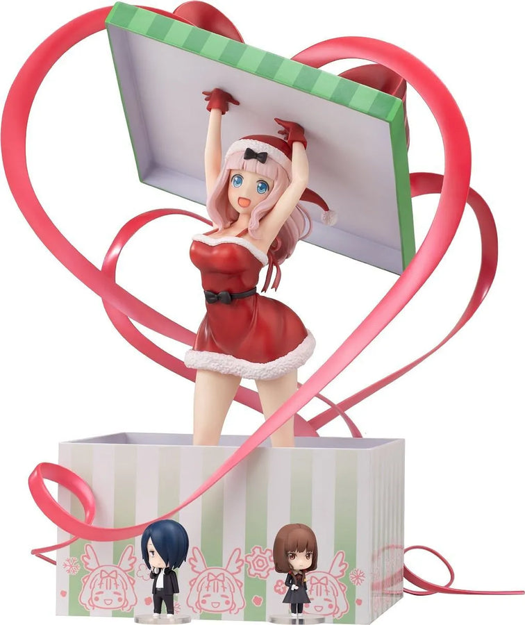 Kaguya-sama wa Kokurasetai?: Tensai-tachi no Renai Zunousen - Fujiwara Chika - Iino Miko - Ishigami Yuu - 1/7 - Christmas Present Ver. (beBOX, Myethos)ㅤ – beBOX – ActionFigure Brasil