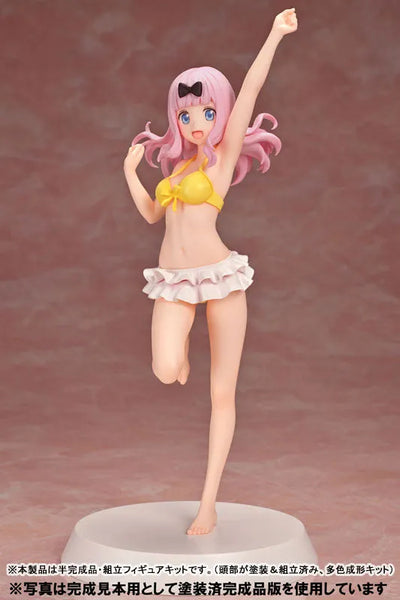 Kaguya-sama wa Kokurasetai: Ultra Romantic - Fujiwara Chika - Assemble Heroines - Summer Queens - 1/8 - Model Kit (Our Treasure)ㅤ – Our Treasure – ActionFigure Brasil — ângulo diferente
