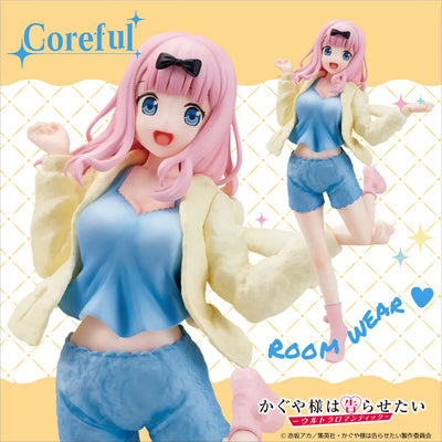 Kaguya-sama wa Kokurasetai: Ultra Romantic - Fujiwara Chika - Coreful Figure - Roomwear ver. (Taito)ㅤ – Taito – ActionFigureBrasil