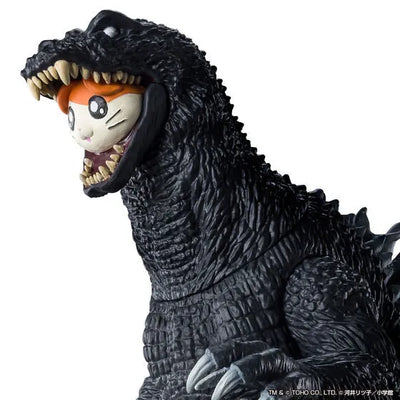 Kaijū Bangaichi - Gojira (2001) - Gojiham-kun & Gojira (Bandai Spirits) [Shop Exclusive]ㅤ – Bandai Spirits – ActionFigure Brasil — ângulo diferente
