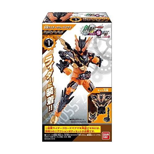 Kamen Rider Build - Kamen Rider Cross-Z Magma - Bandai Shokugan - Candy Toy - So-Do - So-Do Kamen Rider Build BUILD9 Feat. So-Do Kamen Rider Ex-Aid 1 - Cross Armor Set (Bandai)ㅤ – Bandai As Manufacturer – ActionFigure Brasil