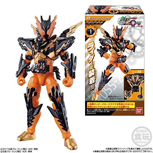 Kamen Rider Build - Kamen Rider Cross-Z Magma - Bandai Shokugan - Candy Toy - So-Do - So-Do Kamen Rider Build BUILD9 Feat. So-Do Kamen Rider Ex-Aid 1 - Cross Armor Set (Bandai)ㅤ – Bandai – ActionFigureBrasil