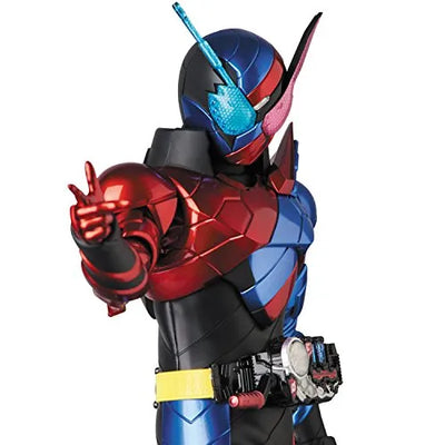 Kamen Rider Build - Real Action Heroes No.779 - Real Action Heroes Genesis - 1/6 - RabbitTank Formㅤ – Medicom Toy – ActionFigureBrasil — com base expositora