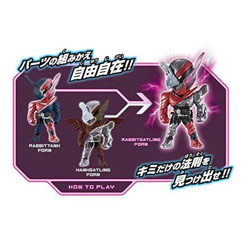 Kamen Rider Build - Remix Riders 01 - RabbitTank Form (Bandai)ㅤ – Bandai As Manufacturer – ActionFigure Brasil