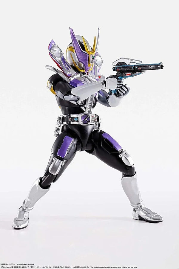 Kamen Rider Den-O - Kamen Rider Den-O Gun Form - Kamen Rider Den-O Sword Form - S.H.Figuarts - S.H.Figuarts Shinkocchou Seihou (Bandai Spirits)ㅤ – Bandai Spirits As Manufacturer – ActionFigure Brasil