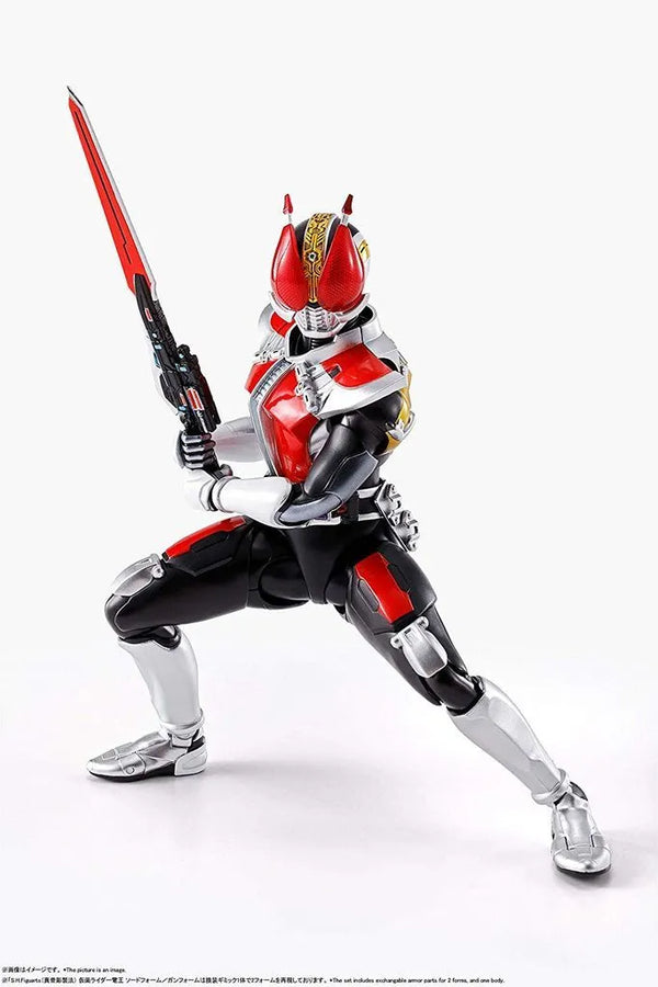 Kamen Rider Den-O - Kamen Rider Den-O Gun Form - Kamen Rider Den-O Sword Form - S.H.Figuarts - S.H.Figuarts Shinkocchou Seihou (Bandai Spirits)ㅤ – Bandai Spirits – ActionFigureBrasil
