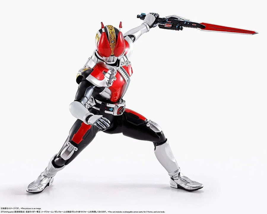 Kamen Rider Den-O - Kamen Rider Den-O Gun Form - Kamen Rider Den-O Sword Form - S.H.Figuarts - S.H.Figuarts Shinkocchou Seihou (Bandai Spirits)ㅤ – Bandai Spirits As Manufacturer – ActionFigure Brasil
