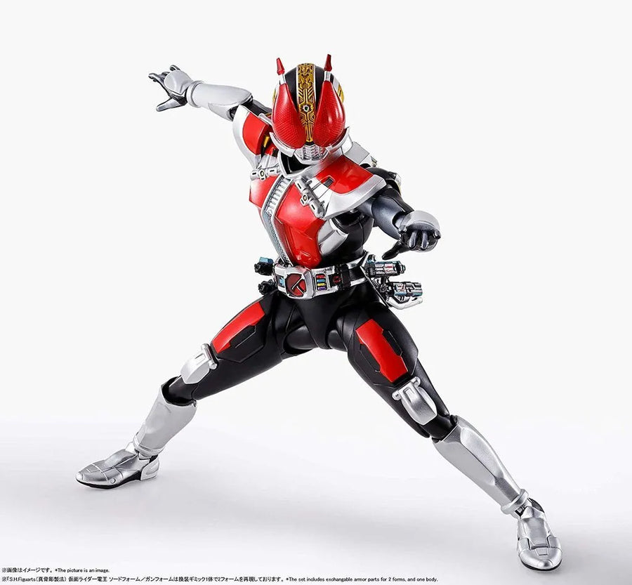 Kamen Rider Den-O - Kamen Rider Den-O Gun Form - Kamen Rider Den-O Sword Form - S.H.Figuarts - S.H.Figuarts Shinkocchou Seihou (Bandai Spirits)ㅤ – Bandai Spirits As Manufacturer – ActionFigure Brasil