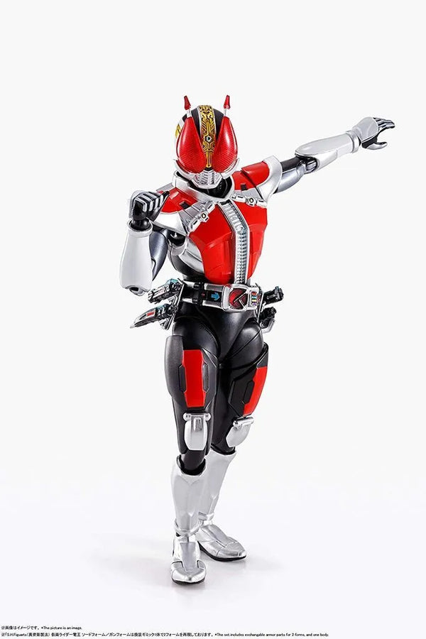 Kamen Rider Den-O - Kamen Rider Den-O Gun Form - Kamen Rider Den-O Sword Form - S.H.Figuarts - S.H.Figuarts Shinkocchou Seihou (Bandai Spirits)ㅤ – Bandai Spirits As Manufacturer – ActionFigure Brasil