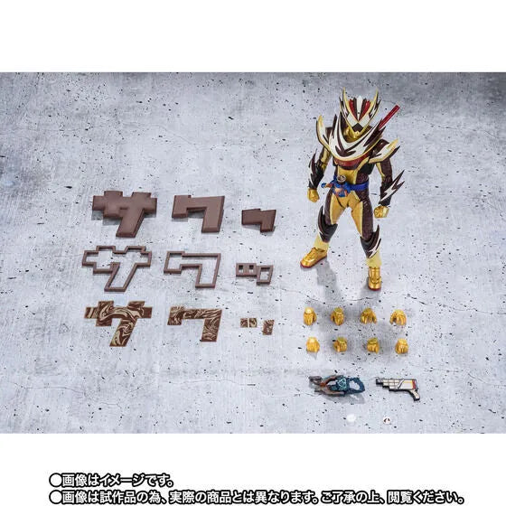 Kamen Rider Gavv - Kamen Rider Valen - S.H.Figuarts - Frappe Custom, & [Saku] to Effect Parts Set (Bandai Spirits) [Shop Exclusive]ㅤ – Bandai Spirits – ActionFigureBrasil