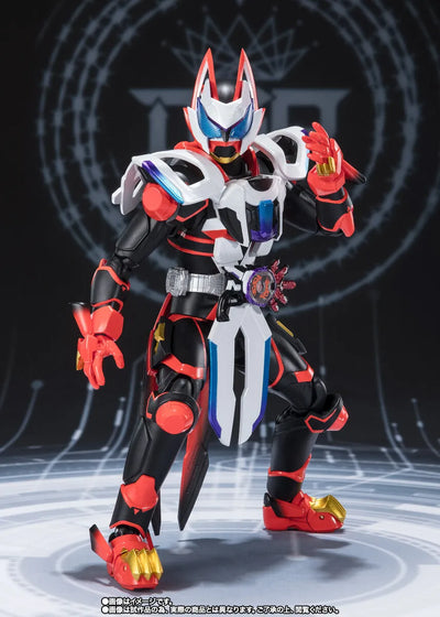 Kamen Rider Geats - S.H.Figuarts - LaserBoost Form & Boost Form MarkII (Bandai Spirits) [Shop Exclusive]ㅤ – Bandai Spirits – ActionFigureBrasil — com base expositora