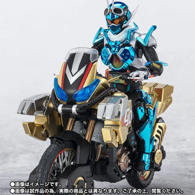 Kamen Rider Gotchard - Golddash - Hopper1 - S.H.Figuarts (Bandai Spirits) [Shop Exclusive]ㅤ – Bandai Spirits – ActionFigureBrasil — ângulo diferente
