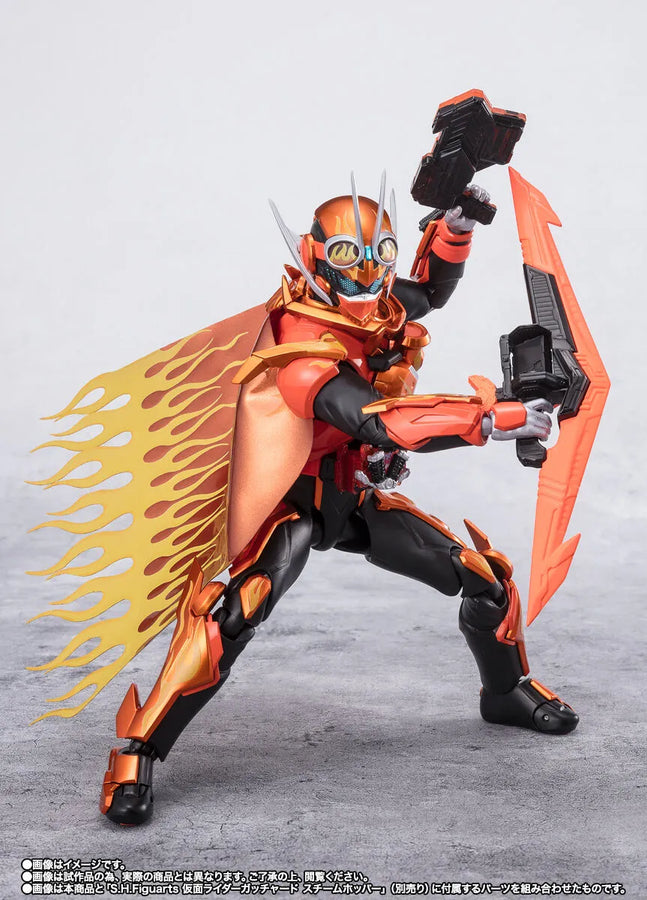 Kamen Rider Gotchard - Kamen Rider Fire Gotchard Daybreak - Kamen Rider Gotchard Daybreak - S.H.Figuarts - SteamHopper (Bandai Spirits) [Shop Exclusive]ㅤ – Bandai Spirits – ActionFigure Brasil