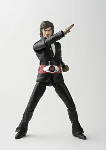 Kamen Rider - Hongo Takeshi - S.H.Figuarts (Bandai)ㅤ – Bandai – ActionFigureBrasil — com base expositora