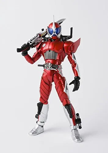 Kamen Rider W - Kamen Rider Accel - S.H.Figuarts - S.H.Figuarts Shinkocchou Seihouㅤ – Bandai – ActionFigure Brasil — com base expositora