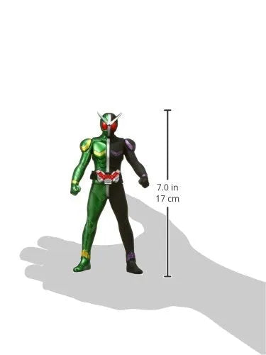 Kamen Rider W - Kamen Rider Double Cyclone Joker - Legend Rider History 07 (Bandai)ㅤ – Bandai As Manufacturer – ActionFigure Brasil — ângulo diferente