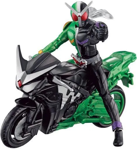 Kamen Rider W - Kamen Rider Double Cyclone Joker - Rider Kick's Figure - RKF Legend Rider Series - & Hardboilder (Bandai)ㅤ – Bandai As Manufacturer – ActionFigure Brasil