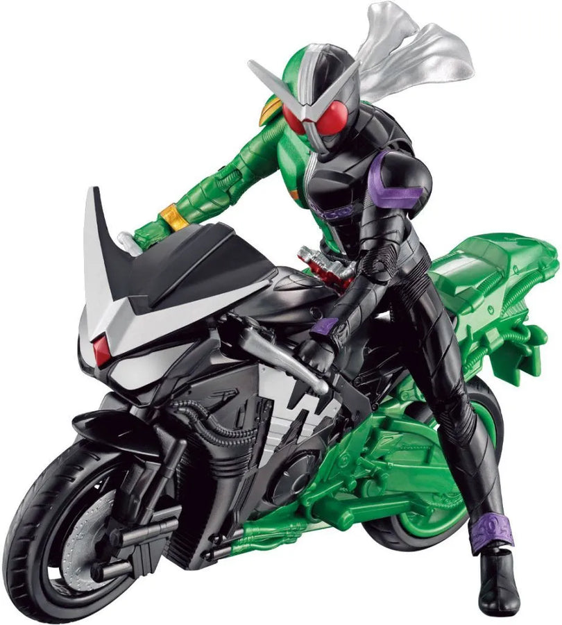 Kamen Rider W - Kamen Rider Double Cyclone Joker - Rider Kick's Figure - RKF Legend Rider Series - & Hardboilder (Bandai)ㅤ – Bandai As Manufacturer – ActionFigure Brasil