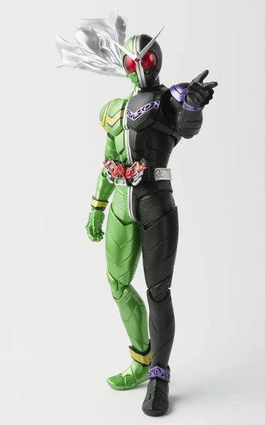Kamen Rider W - Kamen Rider Double Cyclone Joker - S.H.Figuarts - S.H.Figuarts Shinkocchou Seihou (Bandai)ㅤ – Bandai – ActionFigure Brasil — embalagem