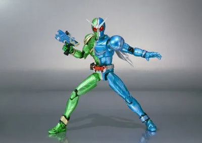 Kamen Rider W - Kamen Rider Double Cyclone Metal - S.H.Figuarts (Bandai)ㅤ – Bandai – ActionFigure Brasil — embalagem
