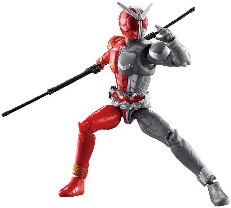 Kamen Rider W - Kamen Rider Double Heat Metal - Rider Kick's Figure - RKF Legend Rider Series (Bandai)ㅤ – Bandai As Manufacturer – ActionFigure Brasil