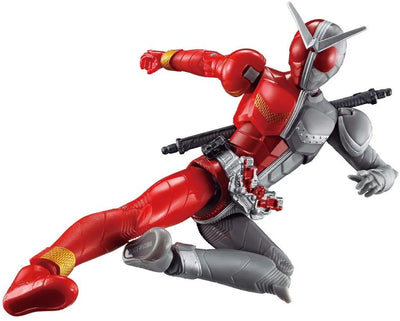 Kamen Rider W - Kamen Rider Double Heat Metal - Rider Kick's Figure - RKF Legend Rider Series (Bandai)ㅤ – Bandai – ActionFigureBrasil — detalhe do produto