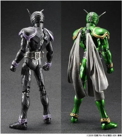 Kamen Rider W - Kamen Rider x Kamen Rider Double & Decade: Movie War 2010 - Kamen Rider Double Cyclone Cyclone - S.I.C. (Bandai)ㅤ – Bandai – ActionFigure Brasil — close