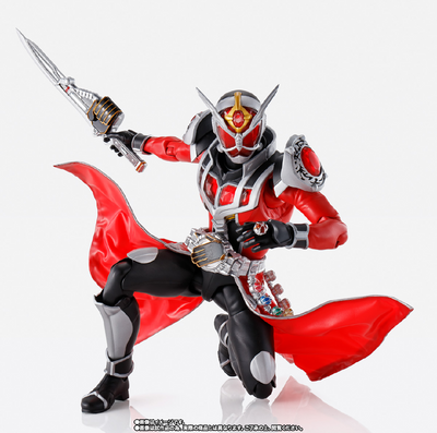 Kamen Rider Wizard - S.H.Figuarts - S.H.Figuarts Shinkocchou Seihou - Flame Dragon, All Dragon (Bandai Spirits) [Shop Exclusive]ㅤ – Bandai Spirits – ActionFigureBrasil — com base expositora