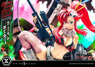 Kamina, Simon & Yoko with Lagann Our Hearts Pierce the Skies! (Deluxe Bonus Version) Tengen Toppa Gurren Lagann – Prime1Studio – ActionFigure Brasil