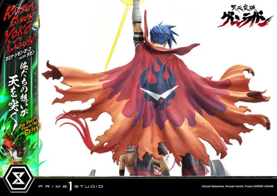 Kamina, Simon & Yoko with Lagann Our Hearts Pierce the Skies! (Regular Version) Tengen Toppa Gurren Lagann – Prime1Studio – ActionFigure Brasil