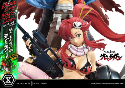 Kamina, Simon & Yoko with Lagann Our Hearts Pierce the Skies! (Regular Version) Tengen Toppa Gurren Lagann – Prime1Studio – ActionFigure Brasil