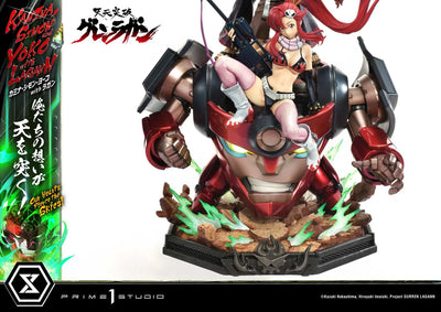 Kamina, Simon & Yoko with Lagann Our Hearts Pierce the Skies! (Regular Version) Tengen Toppa Gurren Lagann – Prime1Studio – ActionFigure Brasil