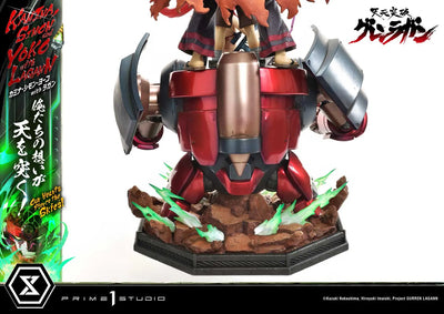 Kamina, Simon & Yoko with Lagann Our Hearts Pierce the Skies! (Regular Version) Tengen Toppa Gurren Lagann – Prime1Studio – ActionFigure Brasil