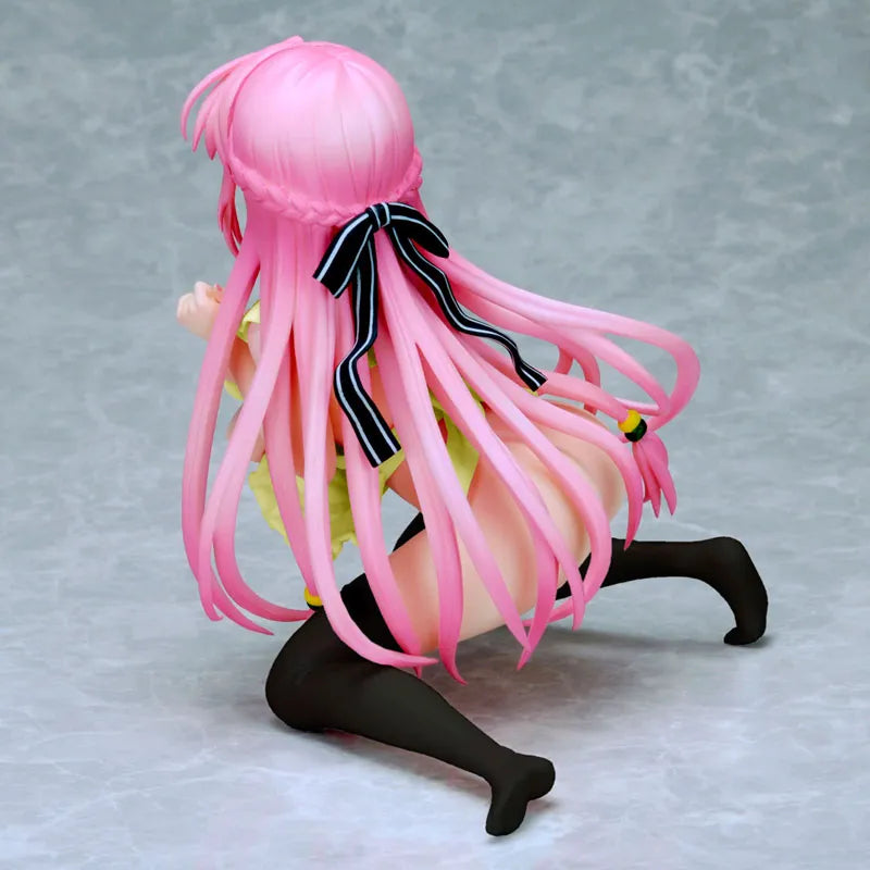 Kanojo x Kanojo x Kanojo - Akina Orifushi Naked Apron Yellow Ver. 1/6ㅤ – Puella Magi Madoka Magica – ActionFigureBrasil