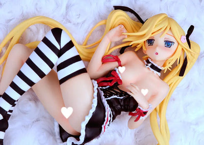 Kanojo x Kanojo x Kanojo - Mafuyu Orifushi DokiDoki Black Ver. 1/7ㅤ – BlackBerry – ActionFigureBrasil — ângulo diferente